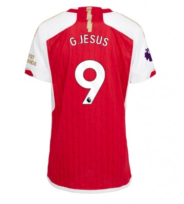 Maillot de foot Arsenal Gabriel Jesus #9 Domicile Femmes 2023-24 Manches Courte